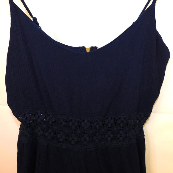Altar'd State Romper Size Small Crochet Detail Around Waist - Picture 3 of 12